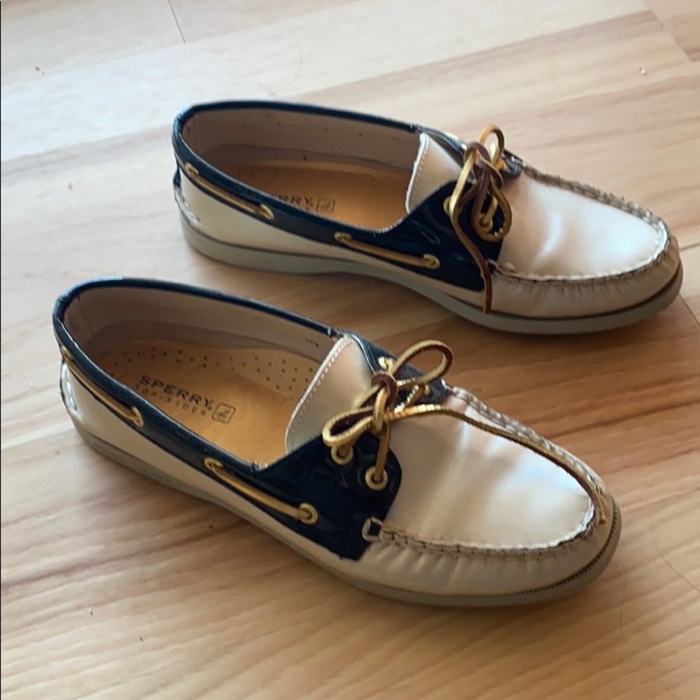 Sperry Patent Leather Top Siders